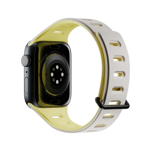 Banda para Apple Watch 38/40/41 mm Active Tracción Magnética Native Union limón/arcilla
