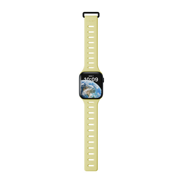 Banda para Apple Watch 38/40/41 mm Active Tracción Magnética Native Union limón/arcilla
