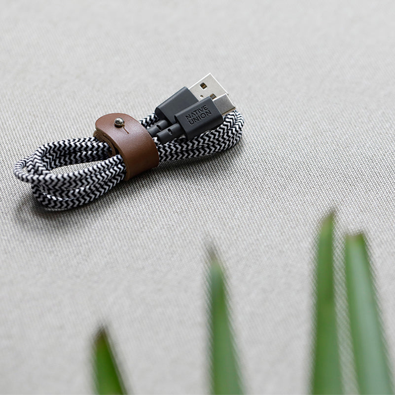 Cable USB-A a USB-C 1,2 Mt Belt Native Union zebra