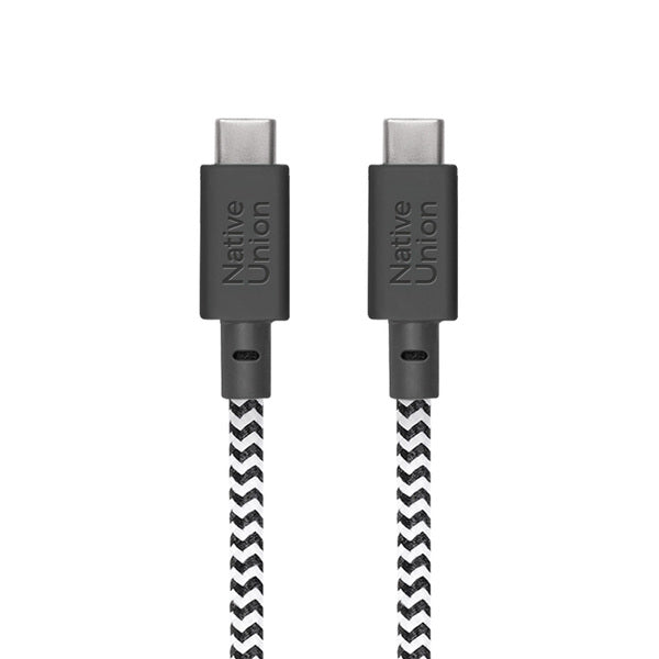 Cable USB-C a USB-C 1,2 Mt Belt Native Union zebra
