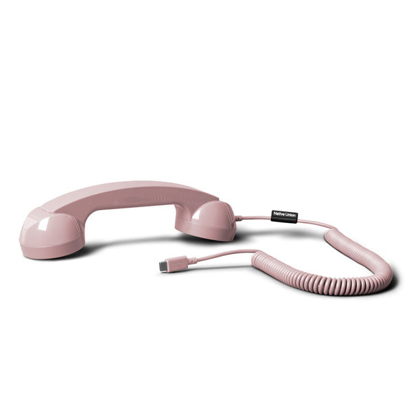 Teléfono Pop USB-C Native Union rosado candy