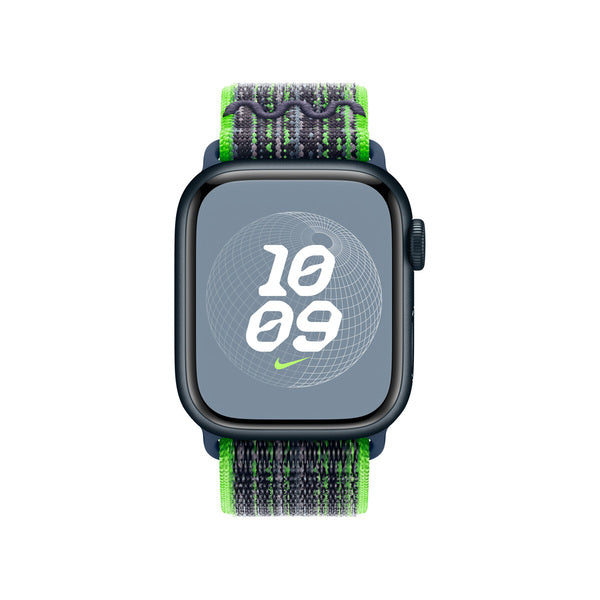 Banda Apple Watch 40/41 mm Nike Sport verde brillante/ azul