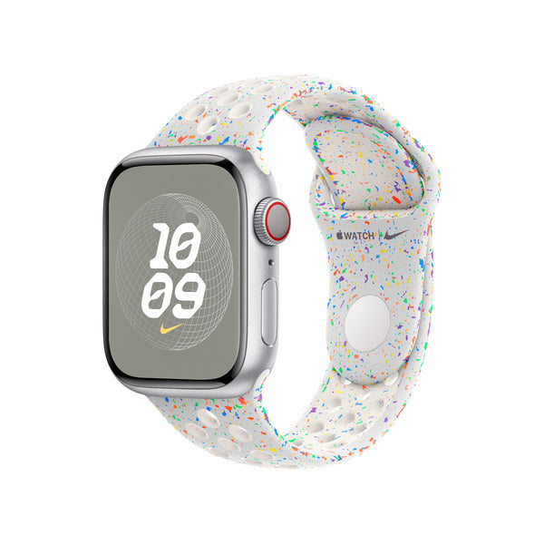 Banda Apple Watch 40/41 mm Nike Sport platino puro - L/M