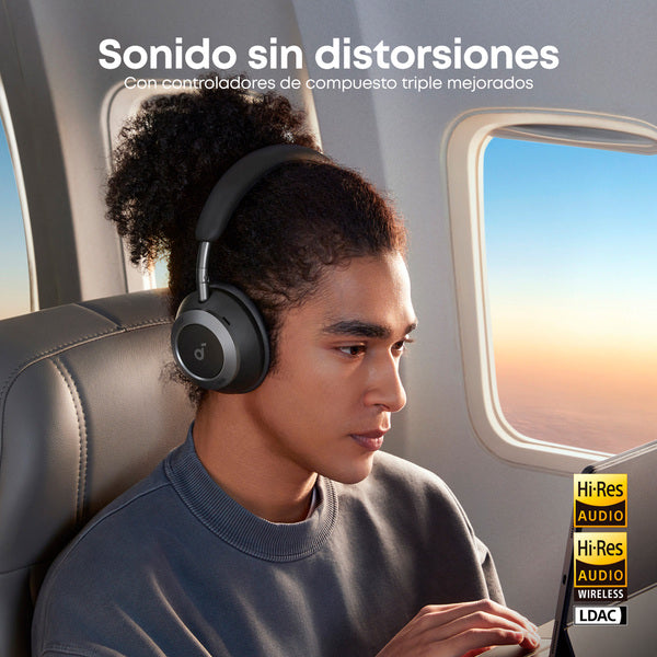Audifono Over Ear Noise Cancelling Space Pro Soundcore
