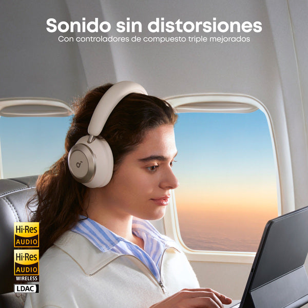 Audifono Over Ear Noise Cancelling Space Pro Soundcore