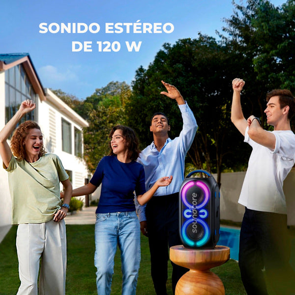 Parlante Bluetooth Rave Party 2 Soundcore negro (ew)