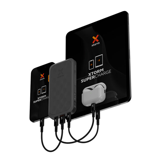 Batería 10.000 mAh 2xUSB-C 1xUSB-A 20W Fuel Series Xtorm