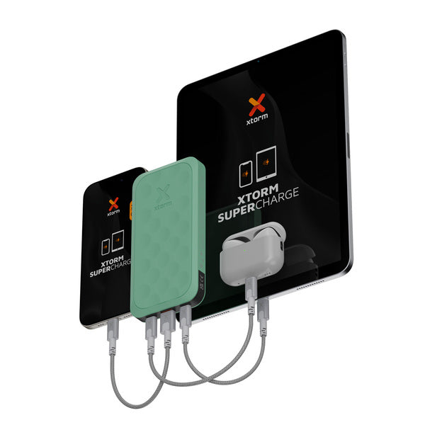 Batería 10.000 mAh 2xUSB-C 1xUSB-A 20W Fuel Series Xtorm