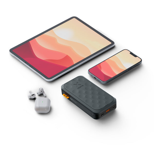 Batería 20.000 mAh 2xUSB-C 1xUSB-A 35W Fuel Series Xtorm negro medianoche