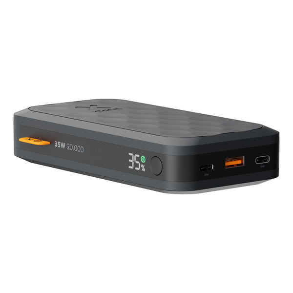 Batería 20.000 mAh 2xUSB-C 1xUSB-A 35W Fuel Series Xtorm negro medianoche