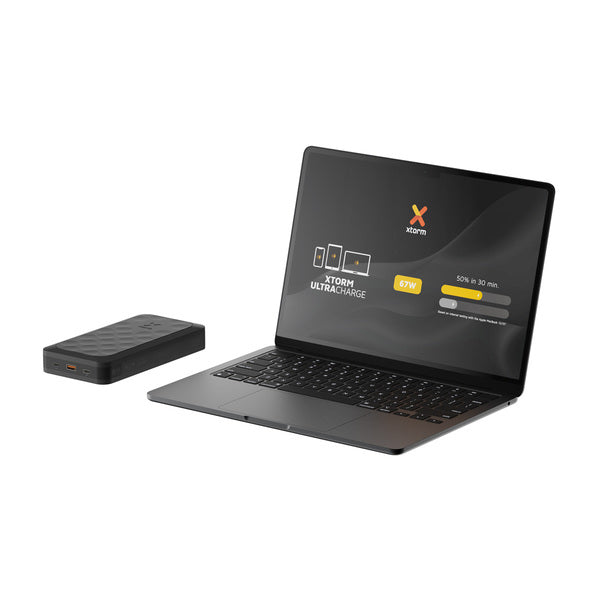 Batería 27.000 mAh 2xUSB-C 1xUSB-A 67W Fuel Series Xtorm negro medianoche
