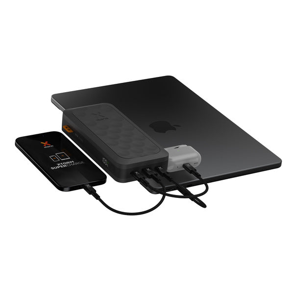 Batería 27.000 mAh 2xUSB-C 1xUSB-A 67W Fuel Series Xtorm negro medianoche