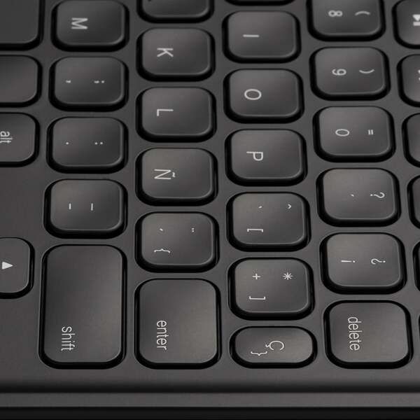 Funda con teclado en español Pro Keys para iPad Air 11" negro