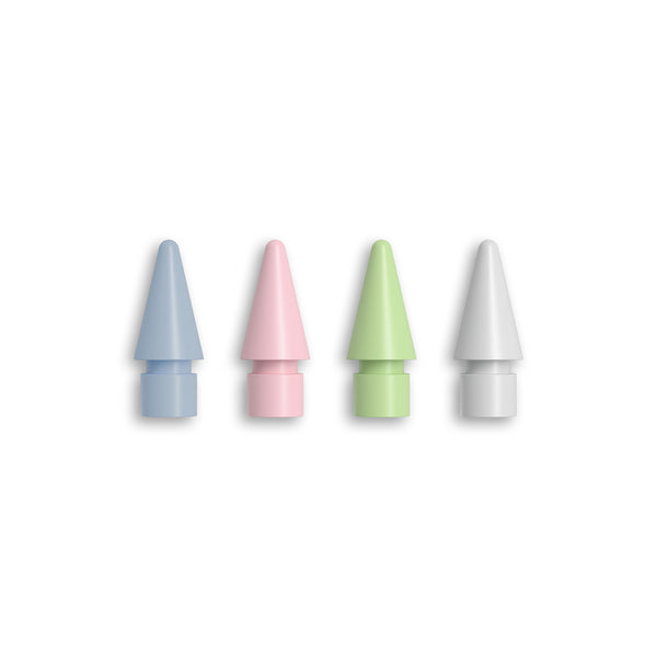 Puntas reemplazo 4 pack Apple Pencil Zagg colores