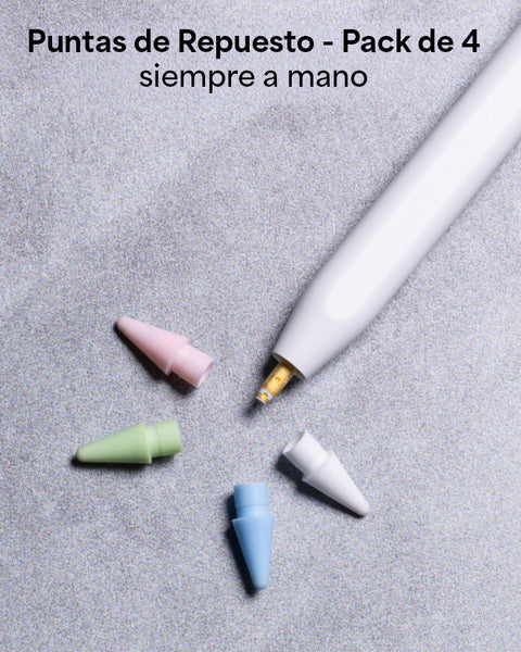 Puntas reemplazo 4 pack Apple Pencil Zagg colores