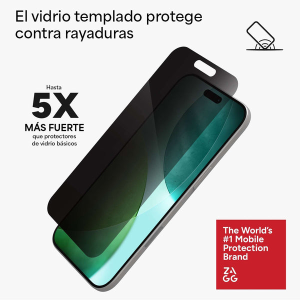 Lámina privacidad InvisibleShield iPhone 17 Air Zagg