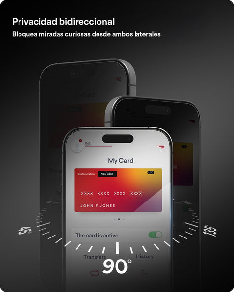 Lámina privacidad InvisibleShield iPhone 17 Pro Max Zagg
