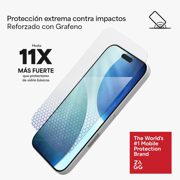 Lámina vidrio InvisibleShield XTR5 iPhone 17 Zagg