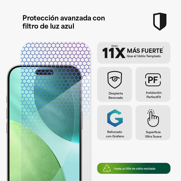 Lámina vidrio InvisibleShield XTR5 iPhone 17 Air Zagg