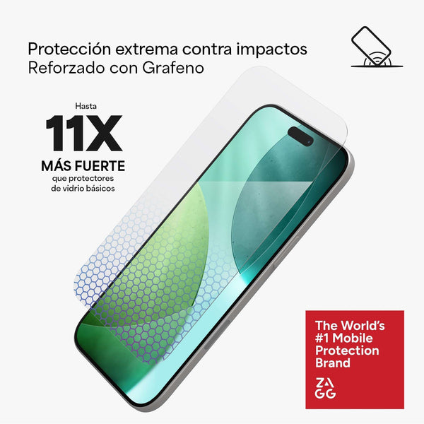 Lámina vidrio InvisibleShield XTR5 iPhone 17 Air Zagg