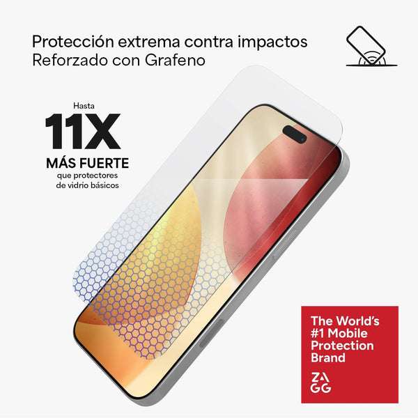 Lámina vidrio InvisibleShield XTR5 iPhone 17 Pro Max Zagg