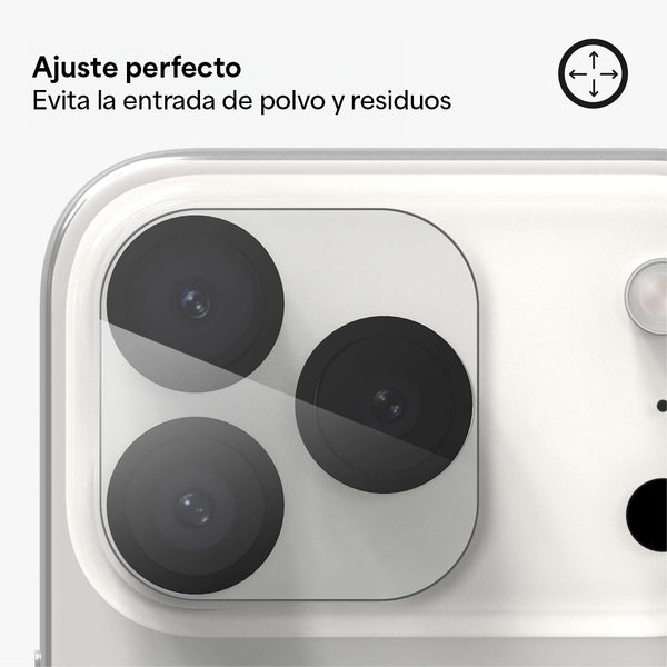 Aros cámara InvisibleShield AR iPhone 17 Pro/17 Pro Max Zagg Negro