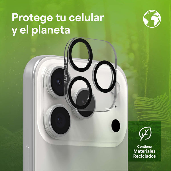 Aros cámara InvisibleShield AR iPhone 17 Pro/17 Pro Max Zagg Negro