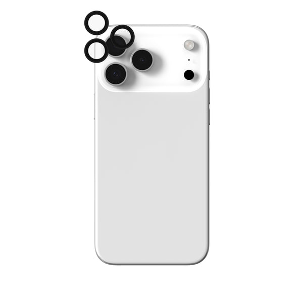Aros cámara InvisibleShield AR iPhone 17 Pro/17 Pro Max Zagg Negro