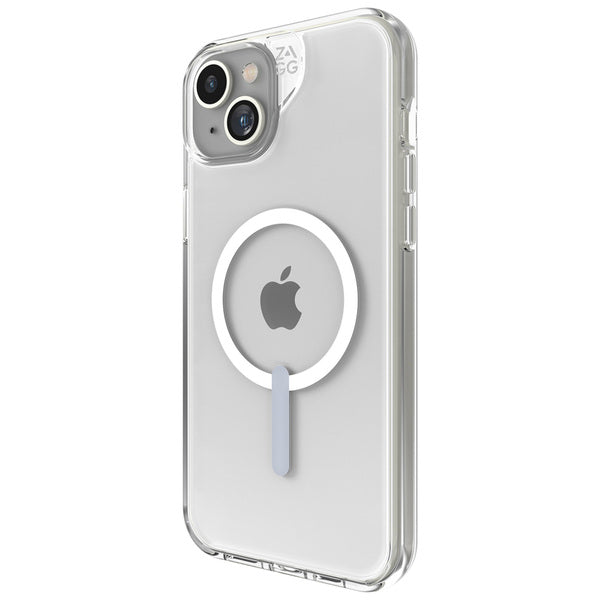EOL> Funda dura Crystal Palace MagSafe para iPhone 15 Plus Zagg transparente