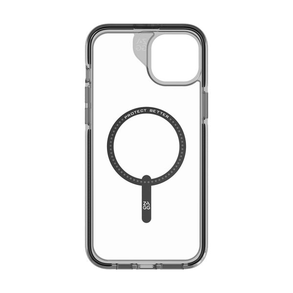 EOL> Funda dura Santa Cruz Snap MagSafe para iPhone 15 Plus Zagg negra