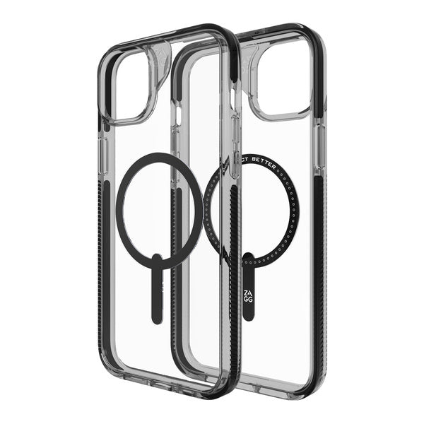 EOL> Funda dura Santa Cruz Snap MagSafe para iPhone 15 Plus Zagg negra