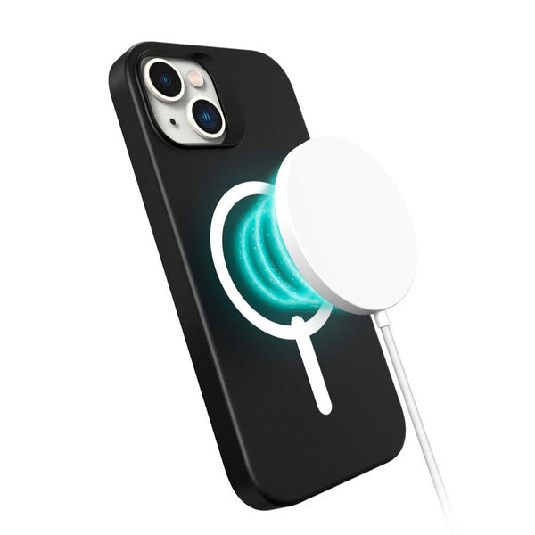 EOL> Funda dura Milan Snap MagSafe para iPhone 15 Plus Zagg transparente iridiscente