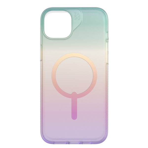 EOL> Funda dura Milan Snap MagSafe para iPhone 15 Plus Zagg transparente iridiscente