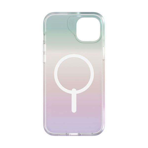 EOL> Funda dura Milan Snap MagSafe para iPhone 15 Plus Zagg transparente iridiscente