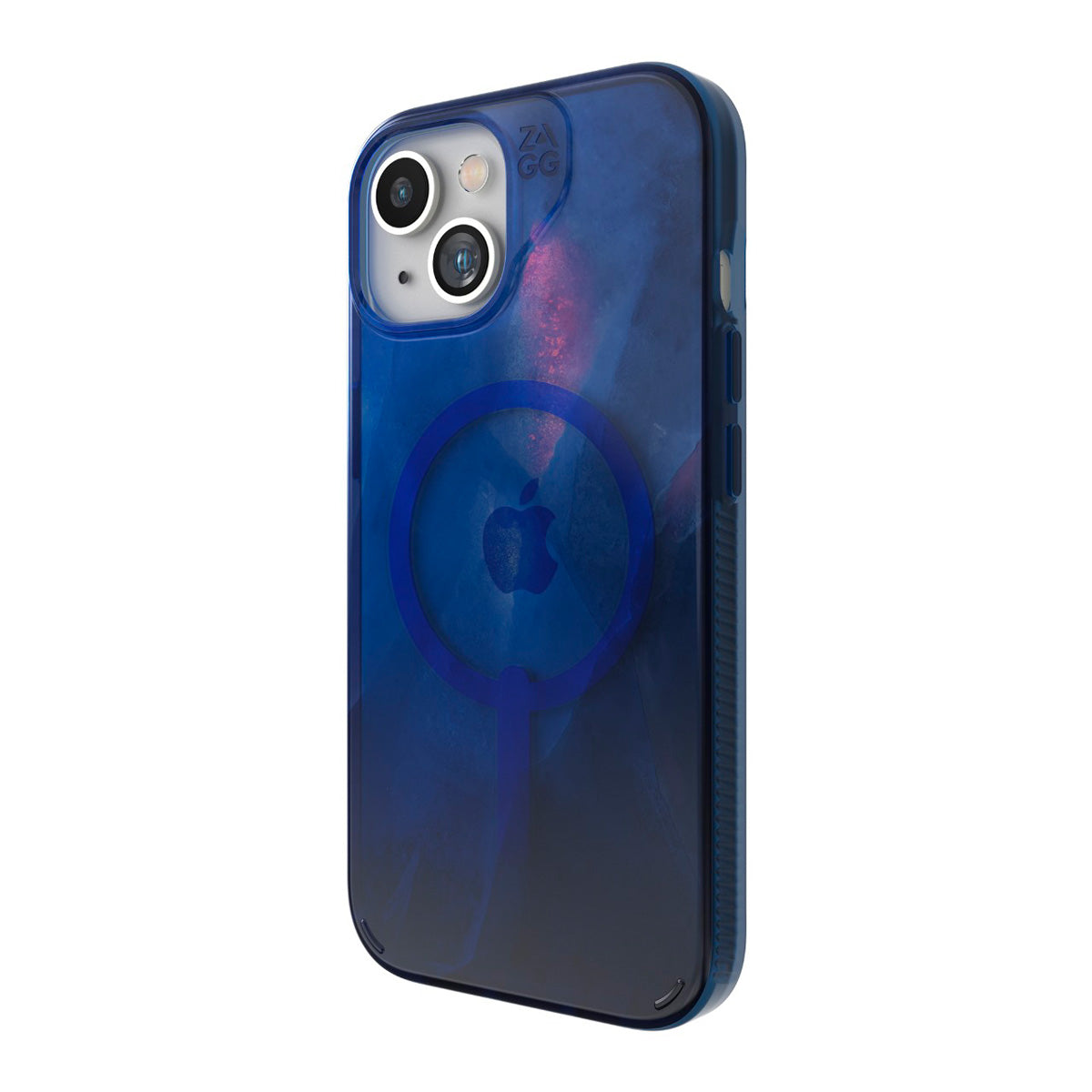 Funda dura Milan Snap MagSafe para iPhone 15 Plus Zagg azul glaciar