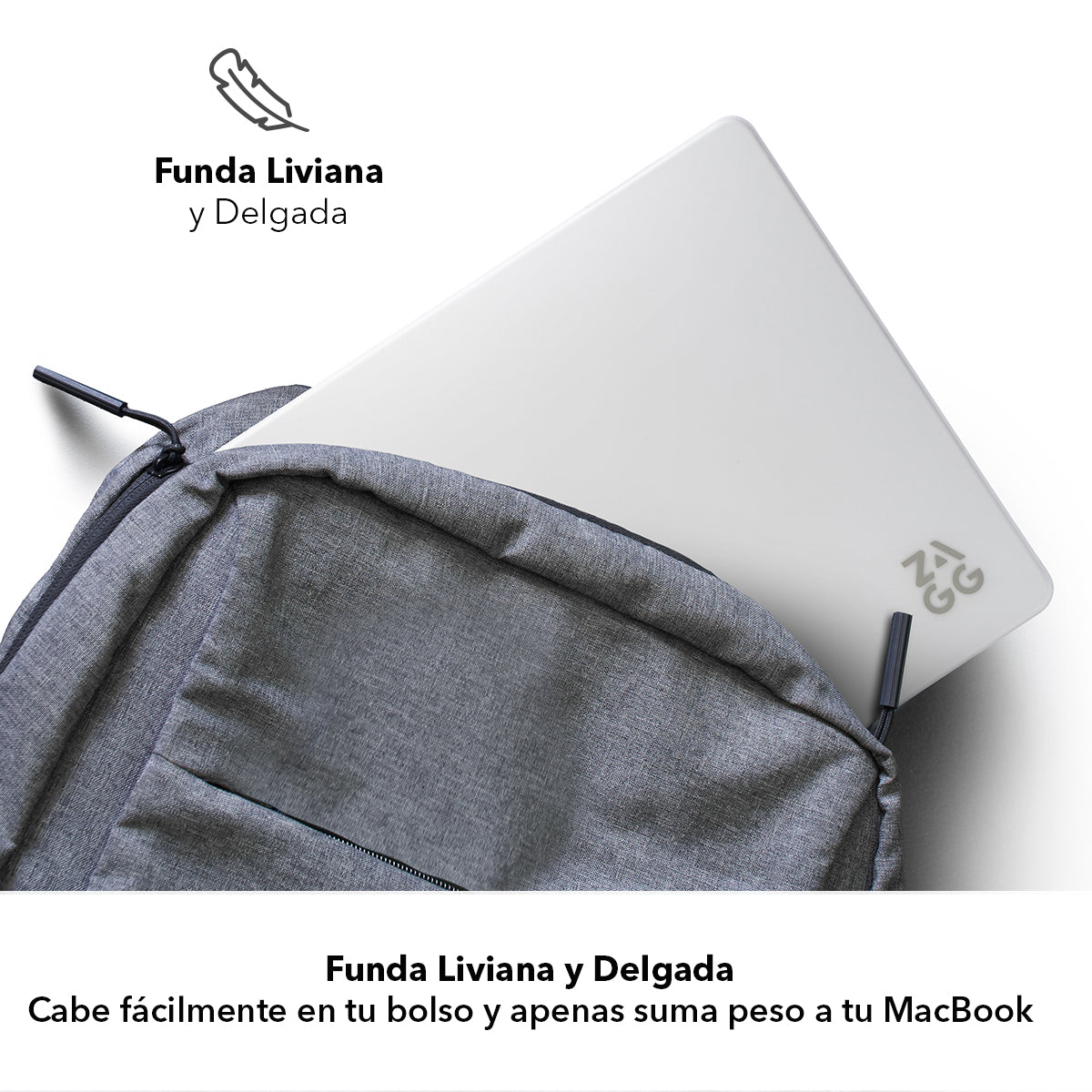 Funda dura Hardshell MacBook Pro 16" M5/M4/M3 Zagg transparente