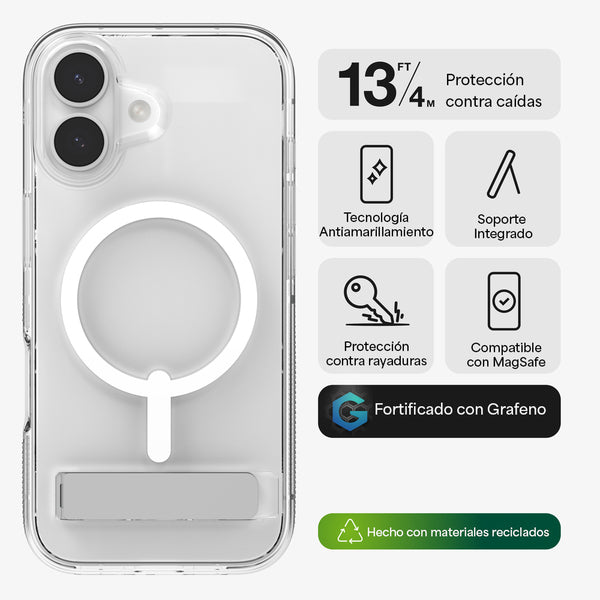 Funda Crystal Palace Snap iPhone 17 Zagg transparente