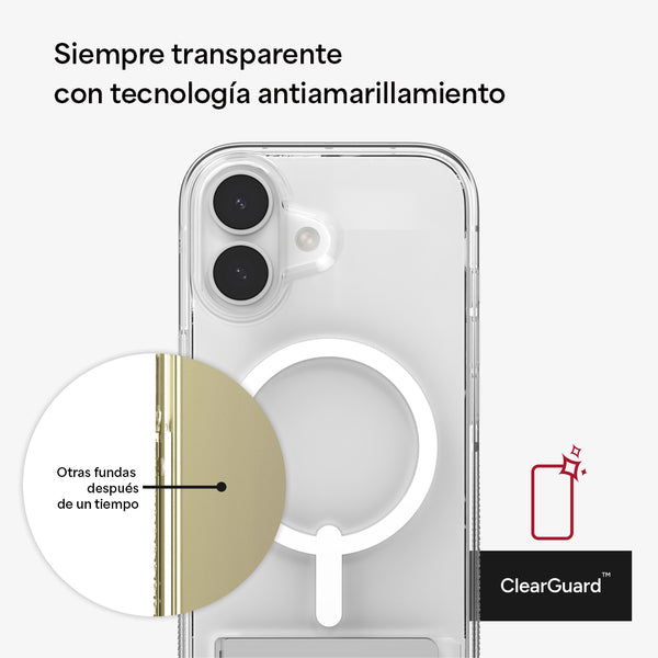 Funda Crystal Palace Snap iPhone 17 Zagg transparente