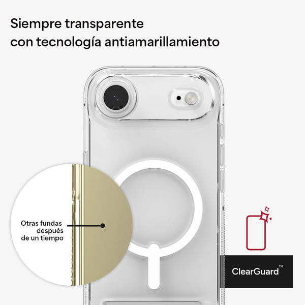 Funda Crystal Palace Snap iPhone 17 Air Zagg transparente