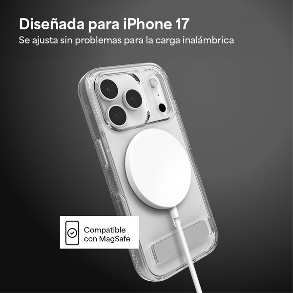 Funda Crystal Palace Snap iPhone 17 Pro Zagg transparente