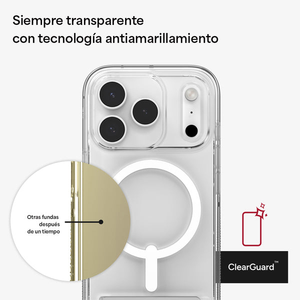 Funda Crystal Palace Snap iPhone 17 Pro Zagg transparente
