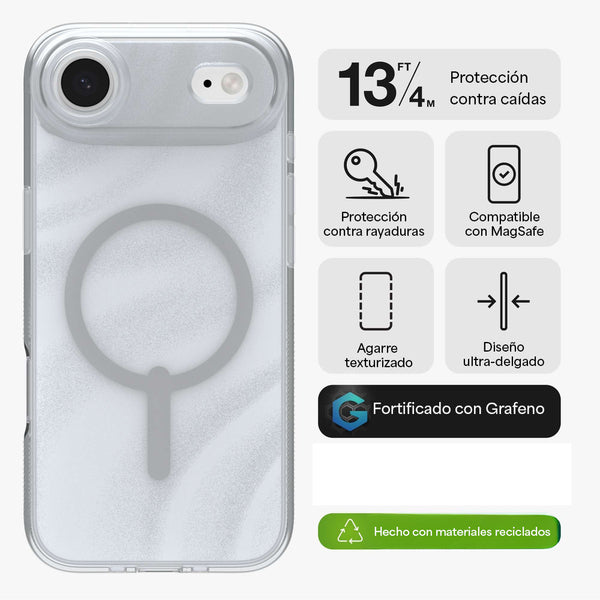 Funda Milan Snap iPhone 17 Air Zagg brillos swirl