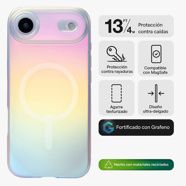 Funda Milan Snap iPhone 17 Air Zagg iridiscente