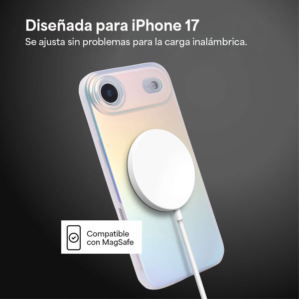 Funda Milan Snap iPhone 17 Air Zagg iridiscente