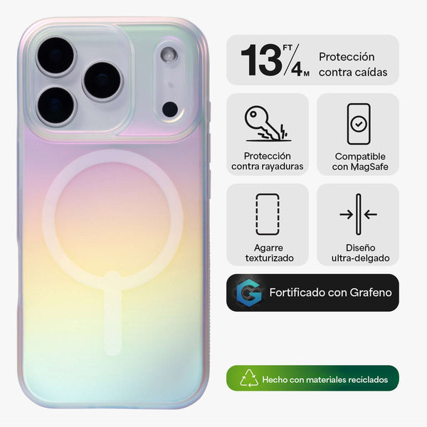 Funda Milan Snap iPhone 17 Pro Zagg iridiscente