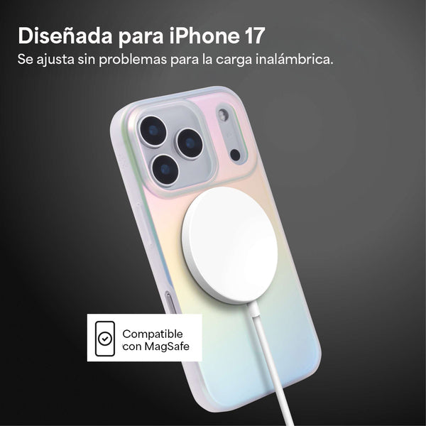 Funda Milan Snap iPhone 17 Pro Zagg iridiscente
