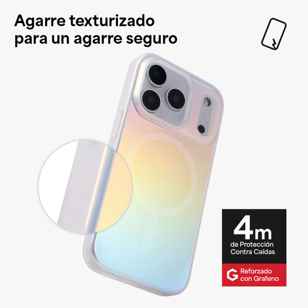 Funda Milan Snap iPhone 17 Pro Zagg iridiscente