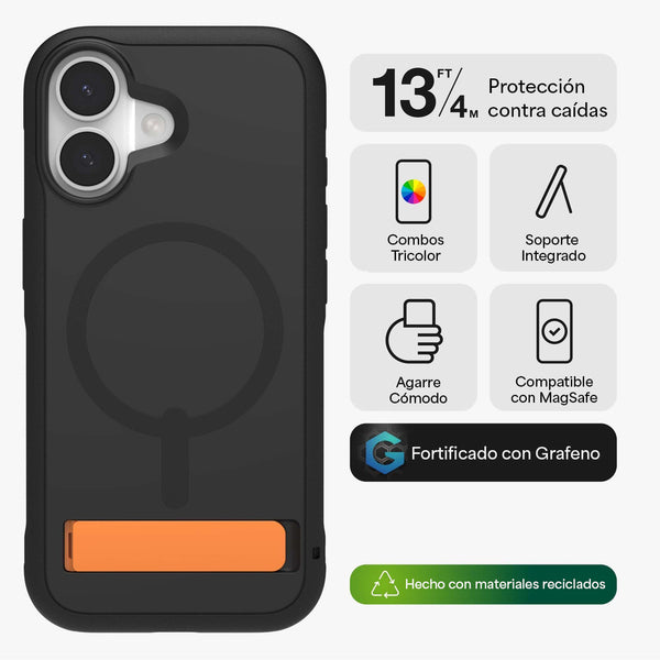 Funda Sedona Snap iPhone 17 Zagg negra
