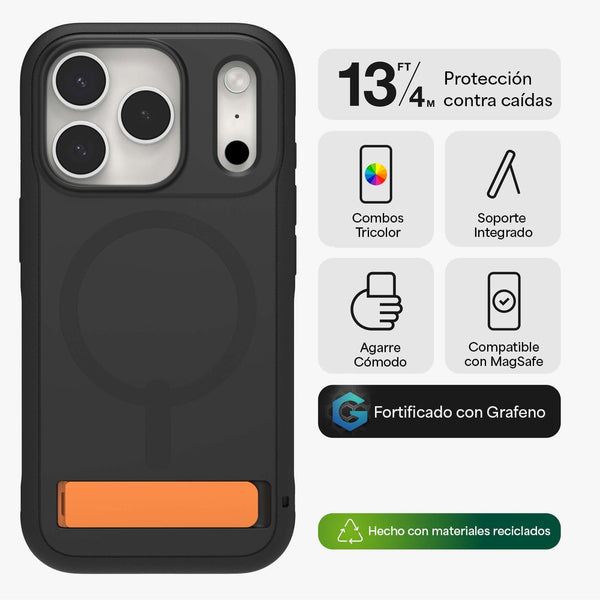 Funda Sedona Snap iPhone 17 Pro Max Zagg negra