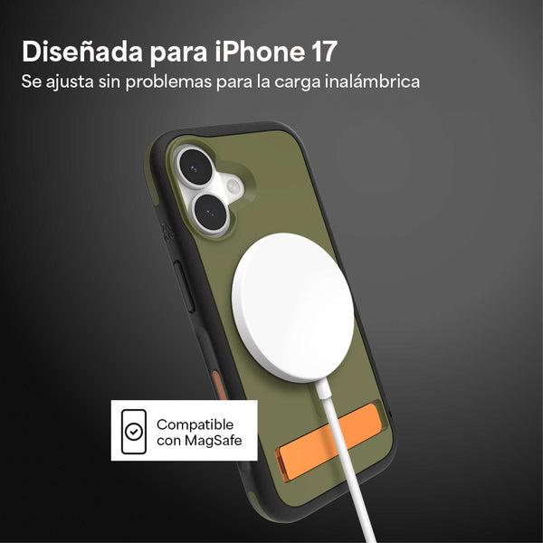 Funda Sedona Snap iPhone 17 Zagg verde alga